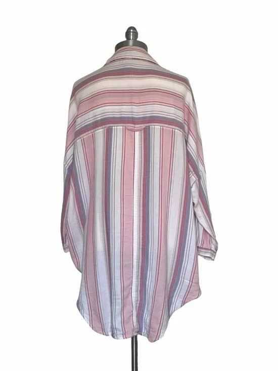 Anthropologie Pilcro & the Letterpress The Bo Boyfriend Buttondown Shirt Sz XS/S - Picture 6 of 15